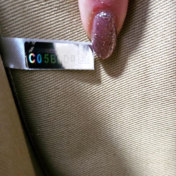 Chloe Woody Tote Bag in Linen & Leather - Picture 6 of 9